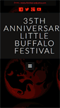 Mobile Screenshot of littlebuffalofestival.com